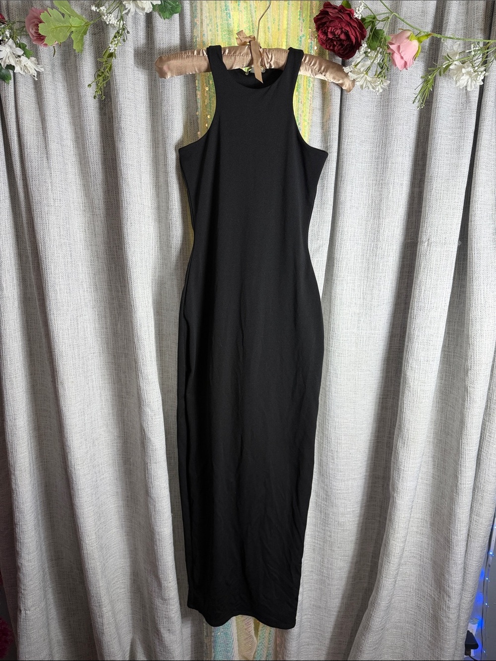 Derek Heart Black Sleeveless Maxi Dress